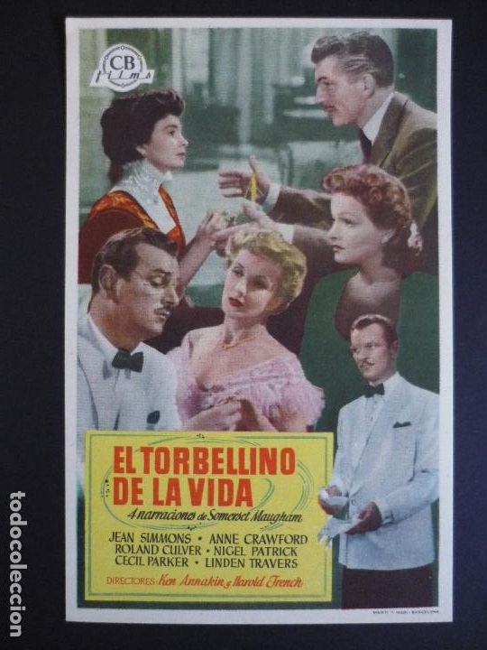 Cine: EL TORBELLINO DE LA VIDA PROGRAMA DE CINE SIN PUBLICIDAD - Foto 1