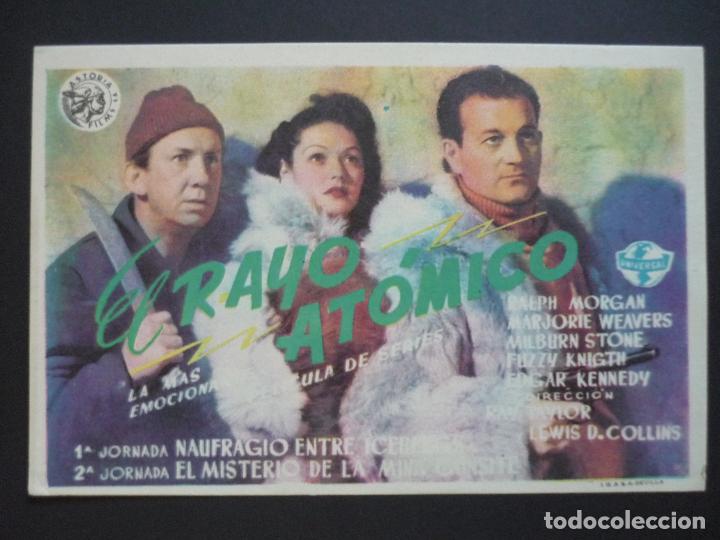 Cine: EL RAYO ATOMICO PROGRAMA DE CINE SIN PUBLICIDAD - Foto 1