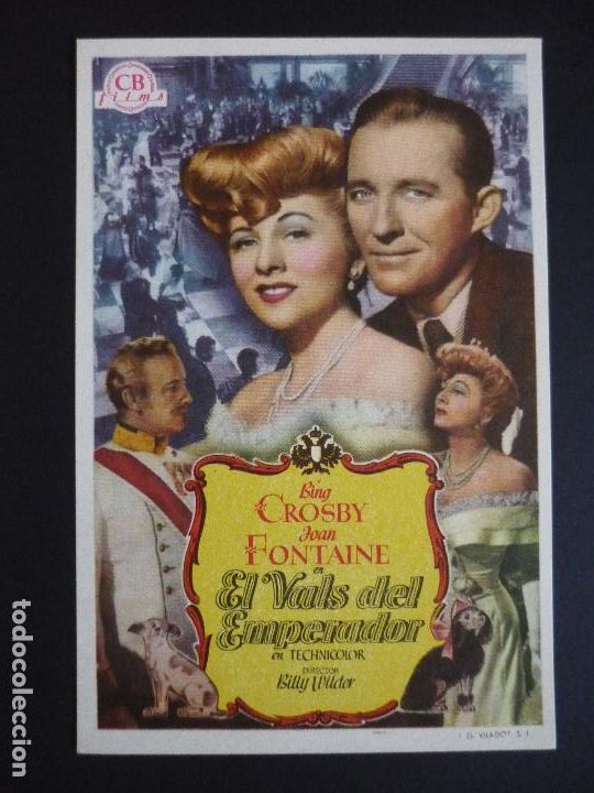 Cine: EL VALS DEL EMPERADOR PROGRAMA DE CINE SIN PUBLICIDAD - Foto 1