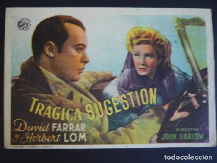 Cine: TRAGICA SUGESTION PROGRAMA DE CINE SIN PUBLICIDAD - Foto 1