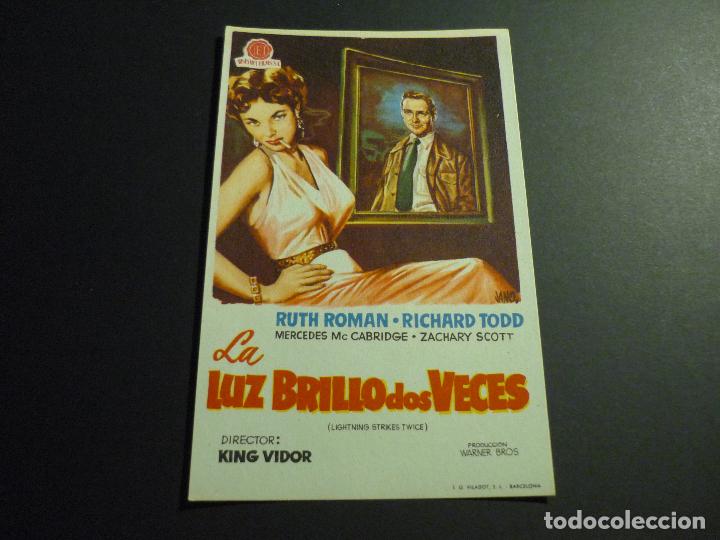 Cine: LA LUZ BRILLO DOS VECES PROGRAMA DE CINE SIN PUBLICIDAD - Foto 1