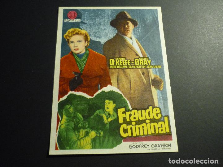 Cine: FRAUDE CRIMINAL PROGRAMA DE CINE SIN PUBLICIDAD - Foto 1
