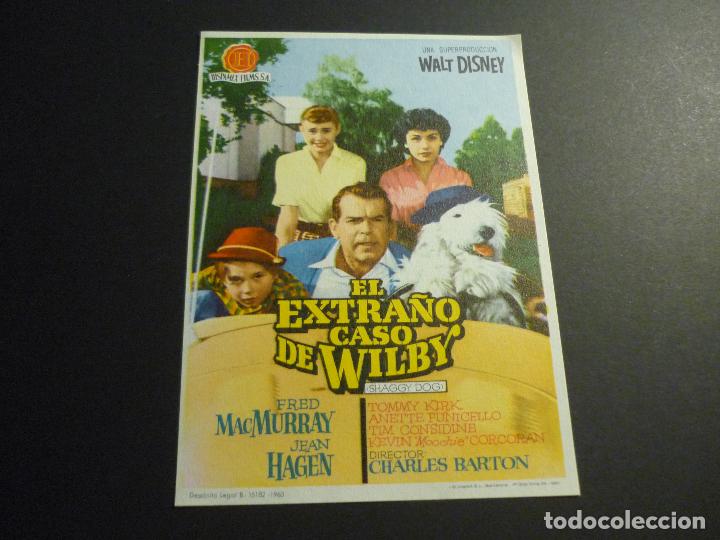 Cine: EL EXTRA&Ntilde;O CASO DE WILBY PROGRAMA DE CINE SIN PUBLICIDAD - Foto 1
