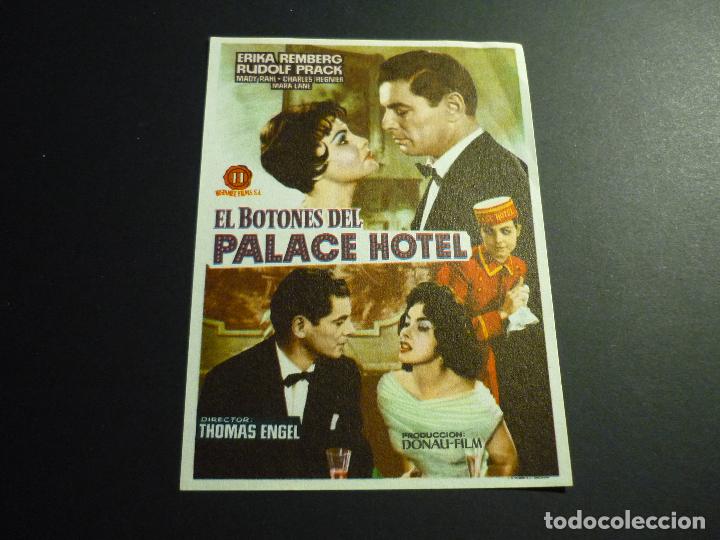 Cine: EL BOTONES DEL PALACE HOTEL PROGRAMA DE CINE SIN PUBLICIDAD - Foto 1