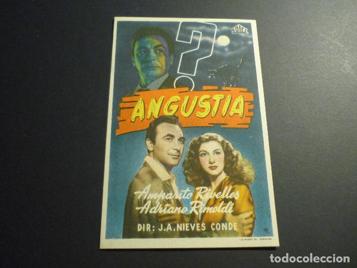 Cine: ANGUSTIA PROGRAMA DE CINE SIN PUBLICIDAD - Foto 1