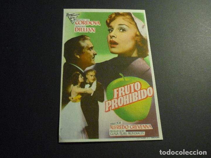 Cine: FRUTO PROHIBIDO PROGRAMA DE CINE SIN PUBLICIDAD - Foto 1