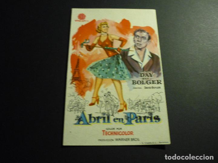 Cine: ABRIL EN PARIS PROGRAMA DE CINE SIN PUBLICIDAD - Foto 1