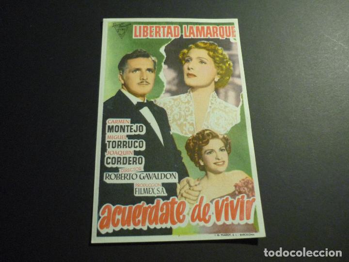 Cine: ACUERDATE DE VIVIR PROGRAMA DE CINE SIN PUBLICIDAD - Foto 1