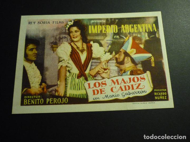 Cine: LOS MAJOS DE CADIZ PROGRAMA DE CINE SIN PUBLICIDAD - Foto 1