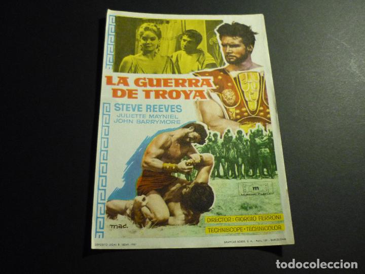 Cine: LA GUERRA DE TROYA PROGRAMA DE CINE SIN PUBLICIDAD - Foto 1