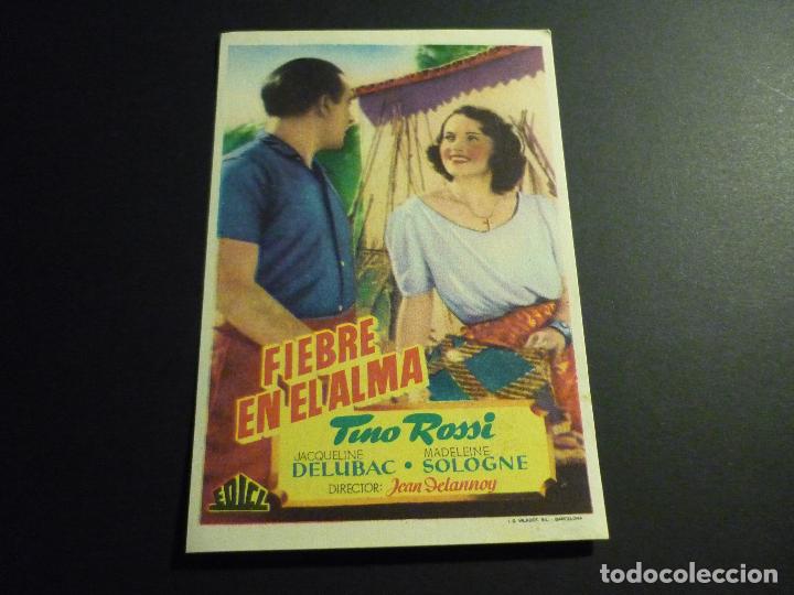 Cine: FIEBRE EN EL ALMA PROGRAMA DE CINE SIN PUBLICIDAD - Foto 1