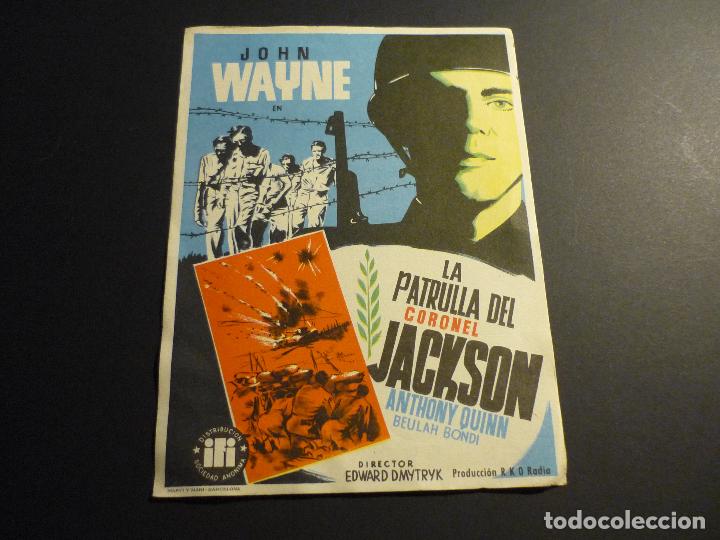 Cine: LA PATRULLA DEL CORONEL JACKSON PROGRAMA DE CINE SIN PUBLICIDAD - Foto 1