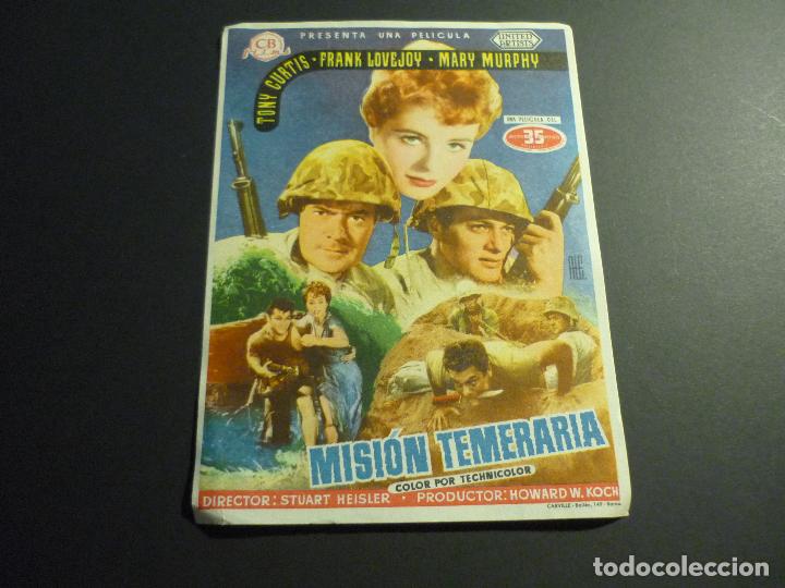Cine: MISION TEMERARIA PROGRAMA DE CINE SIN PUBLICIDAD - Foto 1