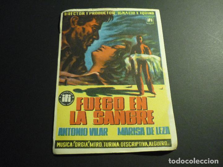 Cine: FUEGO EN LA SANGRE PROGRAMA DE CINE SIN PUBLICIDAD - Foto 1