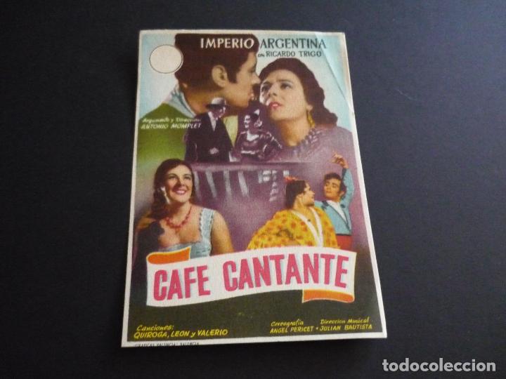 Cine: CAFE CANTANTE PROGRAMA DE CINE SIN PUBLICIDAD - Foto 1