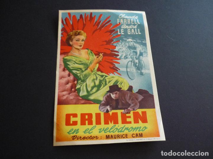 Cine: CRIMEN EN EL VELODROMO PROGRAMA DE CINE SIN PUBLICIDAD - Foto 1