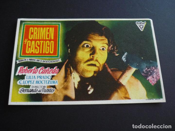 Cine: CRIMENY CASTIGO PROGRAMA DE CINE SIN PUBLICIDAD - Foto 1