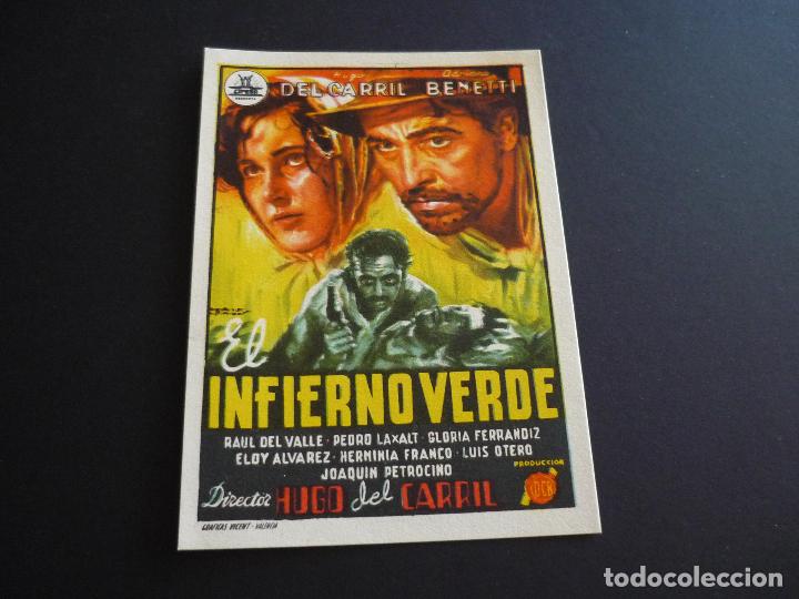 Cine: EL INFIERNO VERDE PROGRAMA DE CINE SIN PUBLICIDAD - Foto 1