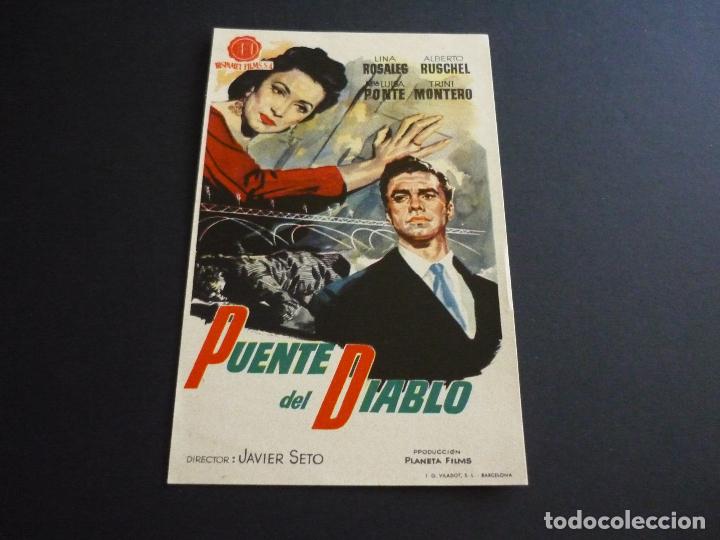 Cine: PUENTE DEL DIABLO PROGRAMA DE CINE SIN PUBLICIDAD - Foto 1