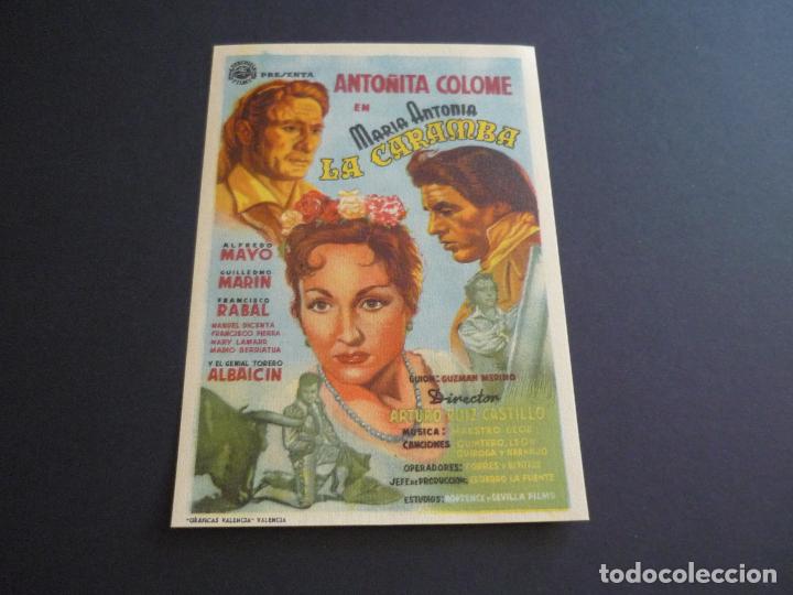 Cine: MARIA ANTONIA LA CARAMBA PROGRAMA DE CINE SIN PUBLICIDAD - Foto 1