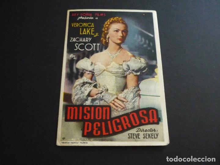 Cine: MISION PELIGROSA PROGRAMA DE CINE SIN PUBLICIDAD - Foto 1