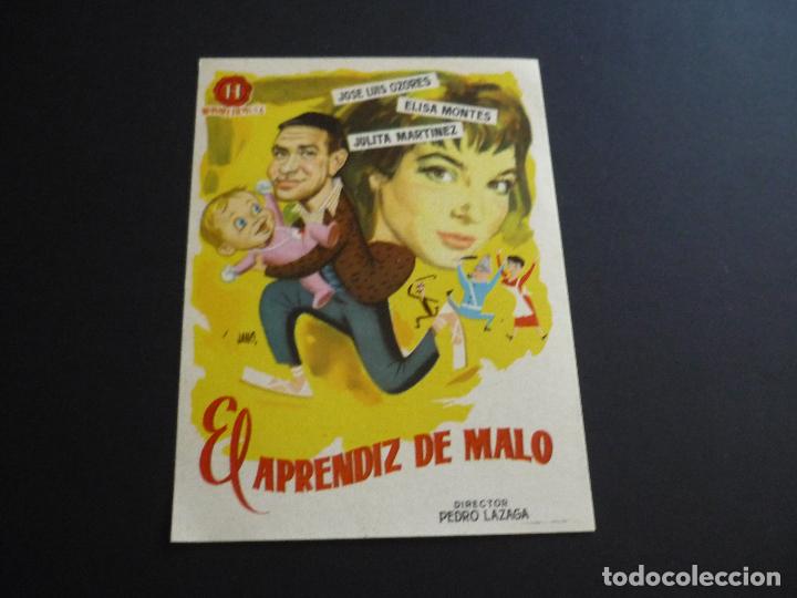 Cine: EL APRENDIZ DE MALO PROGRAMA DE CINE SIN PUBLICIDAD - Foto 1