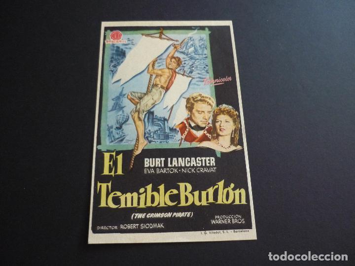 Cine: EL TEMIBLE BURLON PROGRAMA DE CINE SIN PUBLICIDAD - Foto 1