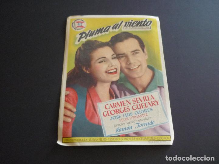 Cine: PLUMA AL VIENTO PROGRAMA DE CINE SIN PUBLICIDAD - Foto 1
