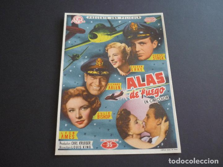 Cine: ALAS DE FUEGO PROGRAMA DE CINE SIN PUBLICIDAD - Foto 1