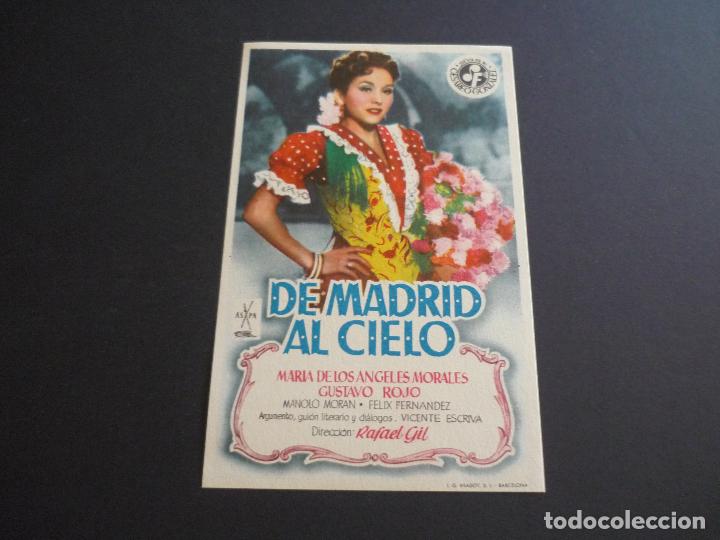 Cine: DE MADRID AL CIELO PROGRAMA DE CINE SIN PUBLICIDAD - Foto 1