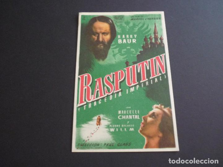 Cine: RASPUTIN TRAGEDIA IMPERIAL PROGRAMA DE CINE SIN PUBLICIDAD - Foto 1