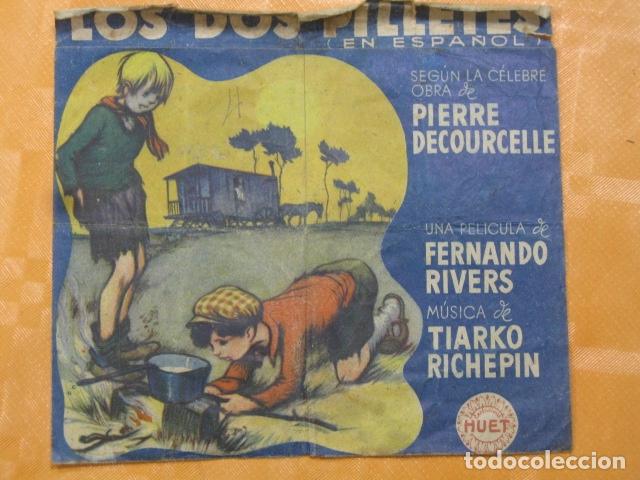 Cine: FOLLETO DE MANO - LOS DOS PILLETES - Foto 1
