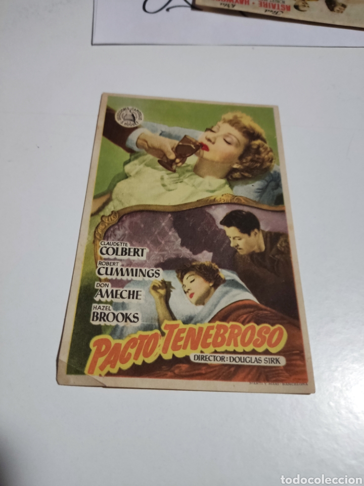 Cine: Folleto de cine pacto tenebroso - Foto 1