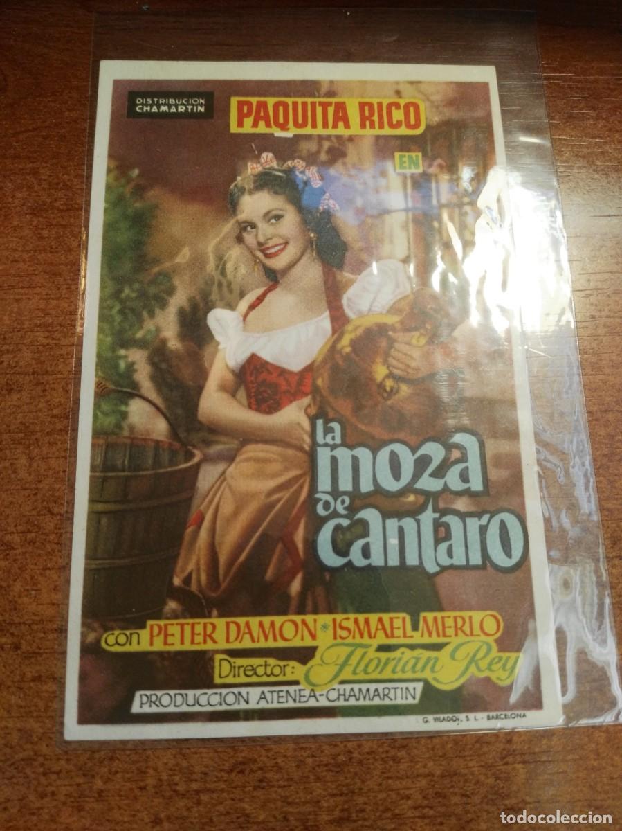 Cine: PROGRAMA O FOLLETO DE MANO DE CINE la moza de cantaro - Foto 1