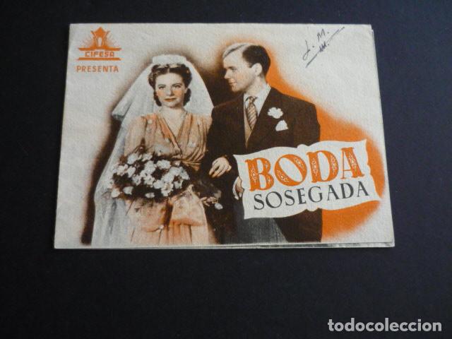 Cine: BODA SOSEGADA PROGRAMA DE MANO DOBLE - Foto 1