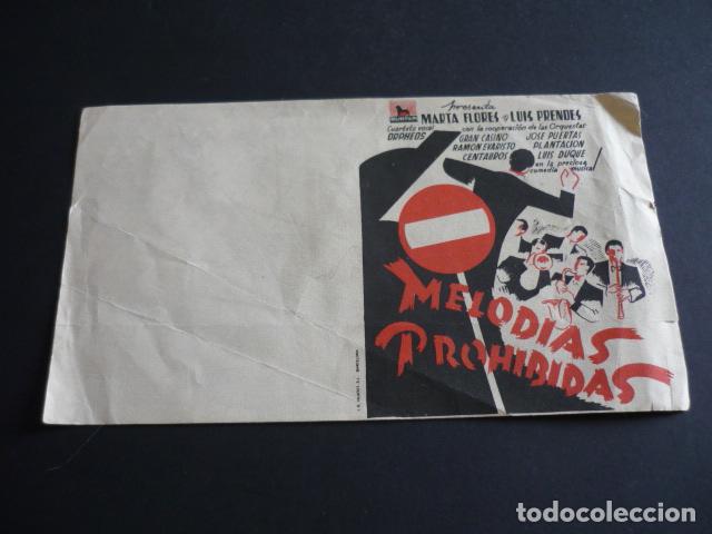 Cine: MELODIAS PROHIBIDAS PROGRAMA DE CINE SIN PUBLICIDAD - Foto 1