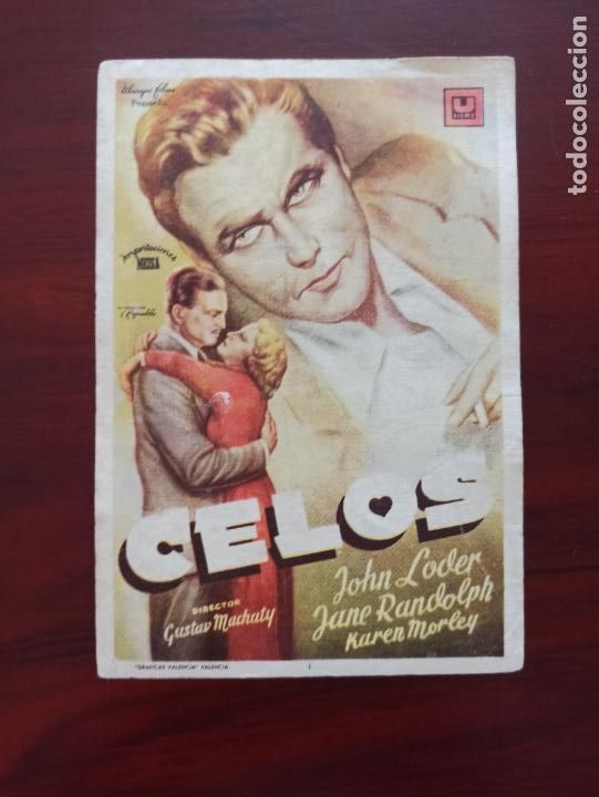 Cine: FOLLETO DE MANO - CELOS - JOHN LODER - CINE BAHIA (149) - Foto 1