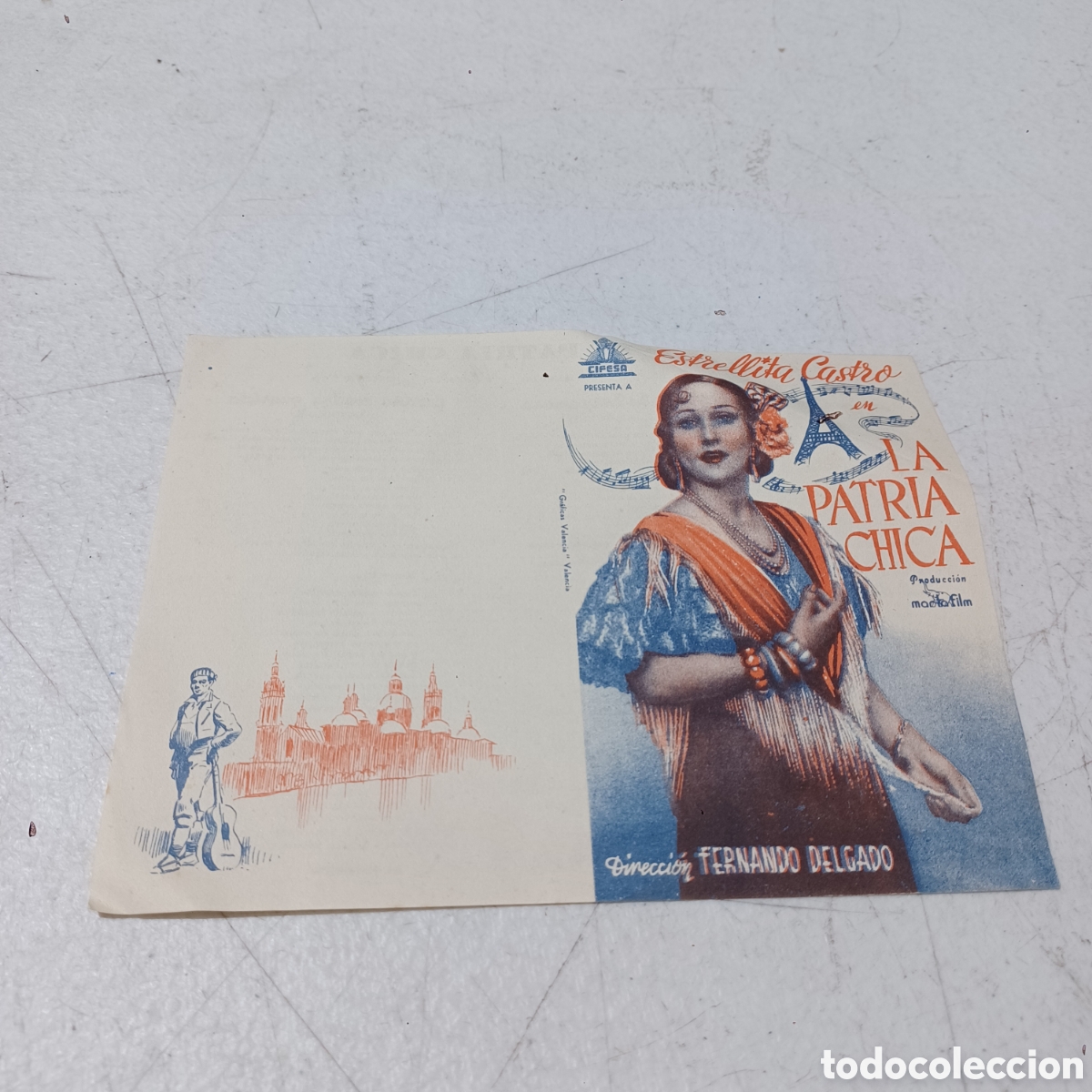 Cine: LA PATRIA CHICA PROGRAMA DE MANO