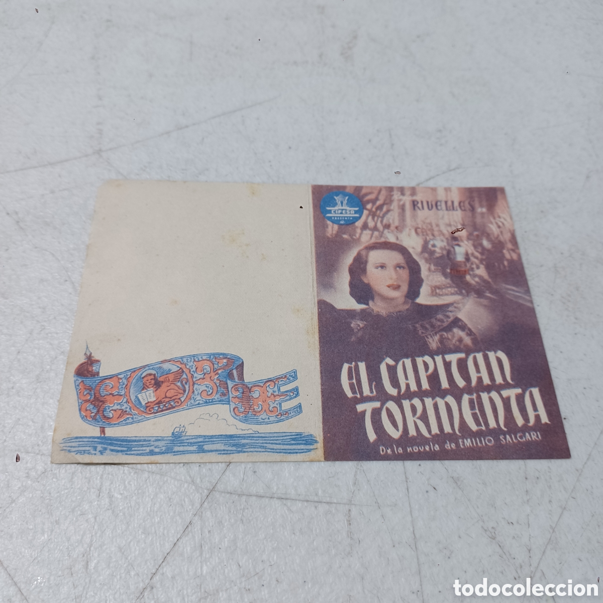 Cine: EL CAPITAN TORMENTA PROGRAMA DE MANO - Foto 1
