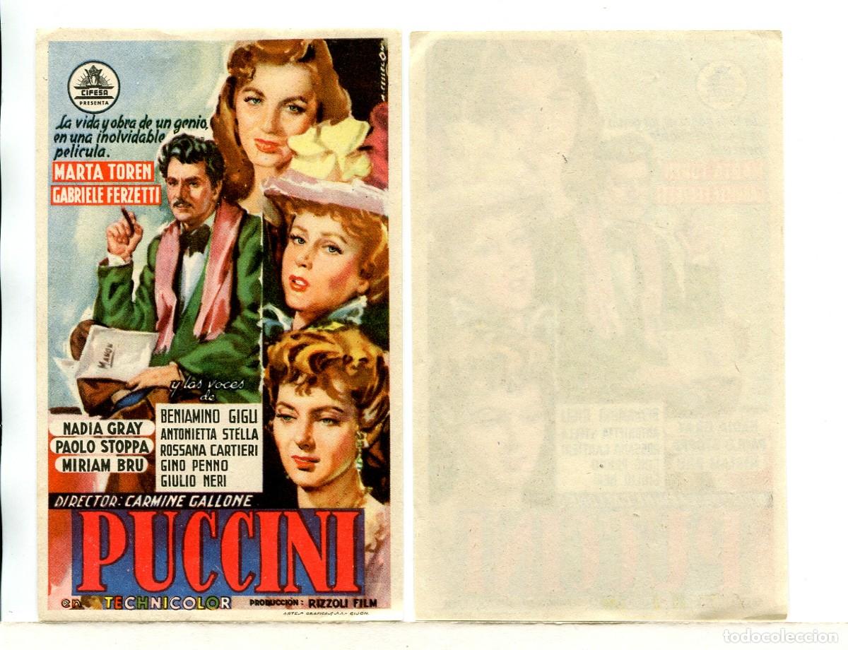 Cine: PUCCINI, con Marta Toren. - Foto 1
