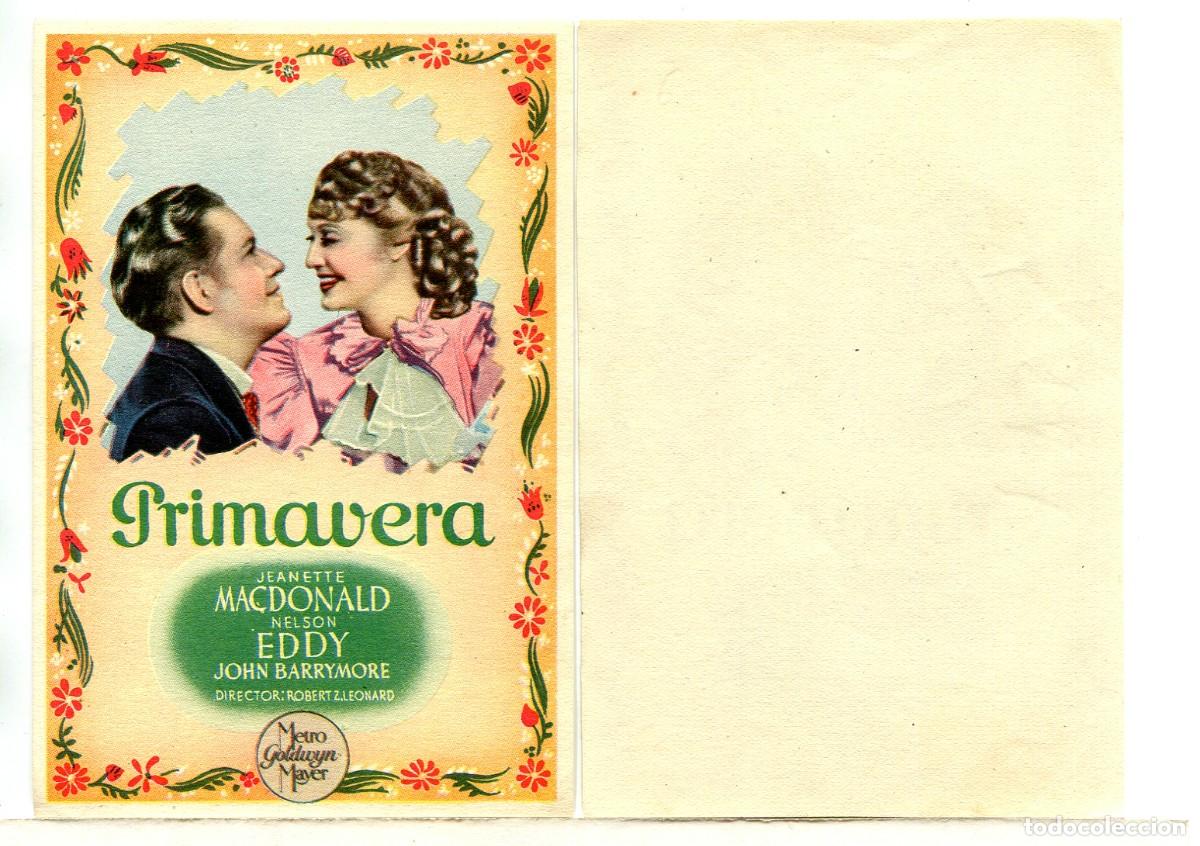 Cine: PRIMAVERA, con Jeanette MacDonald. - Foto 1