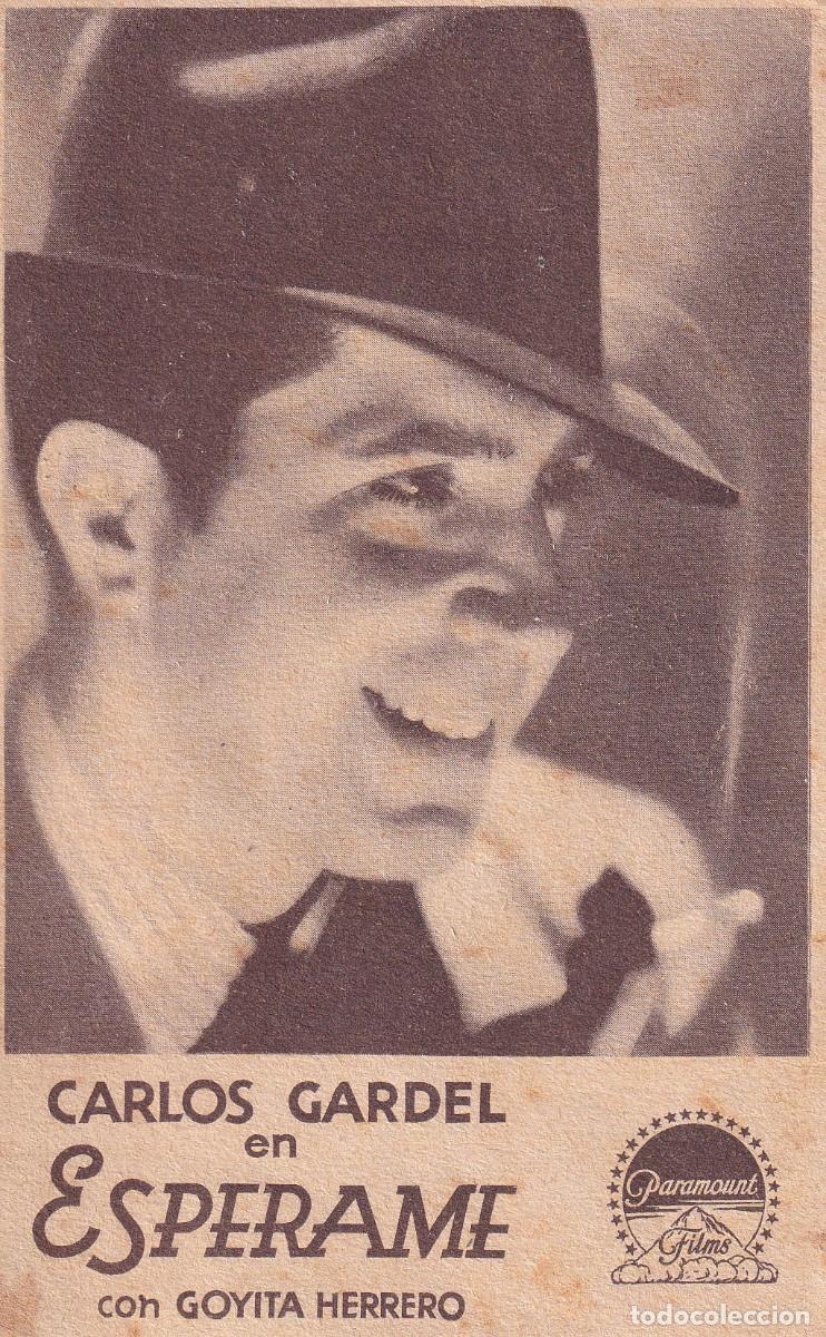 Cine: CARLOS GARDEL - ESPERAME - Foto 1