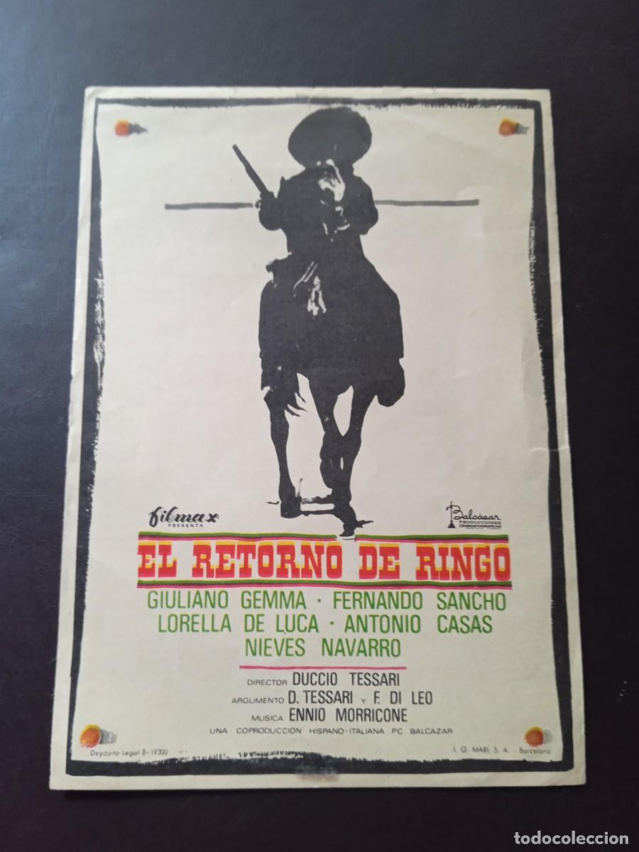 Cine: El retorno de Ringo - Foto 1