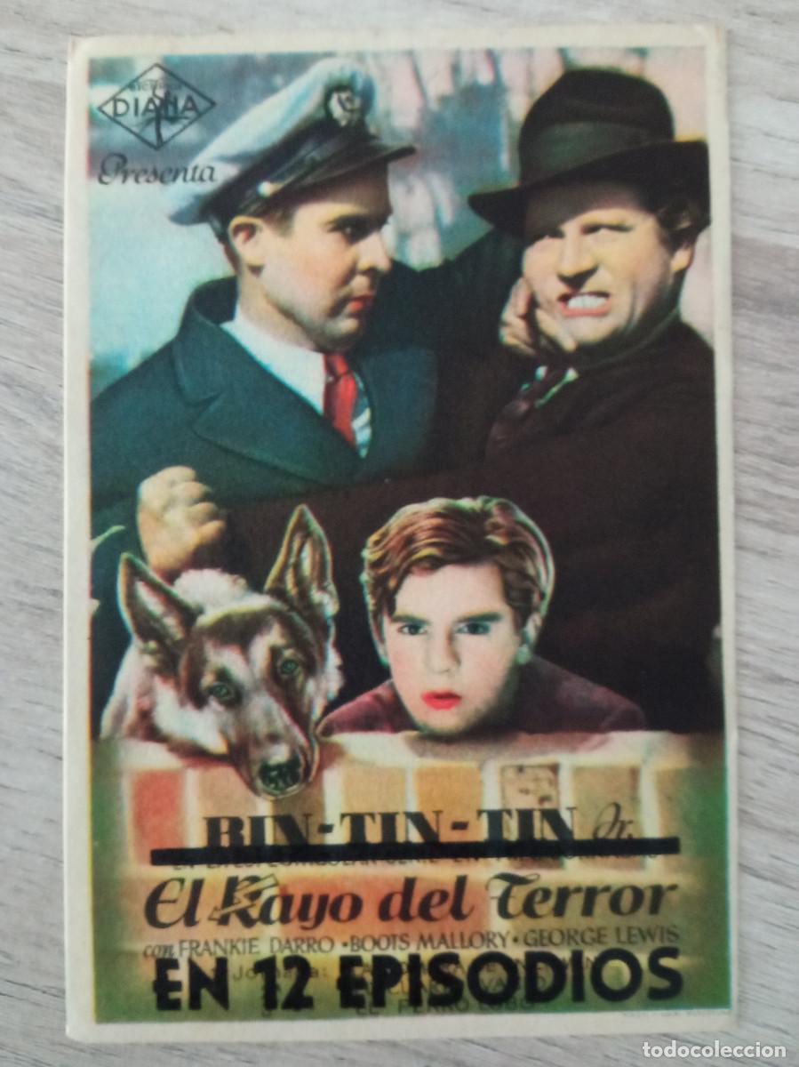 Cine: EL RAYO DEL TERROR, RIN TIN TIN, EN 12 EPISODIOS - Foto 1