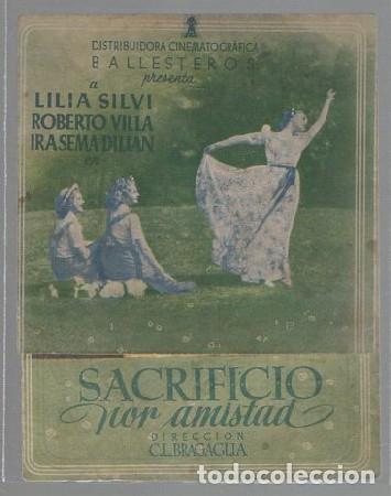 Cine: PROGRAMA DE CINE. SACRIFICIO POR AMISTAD PC-7028 - Foto 1