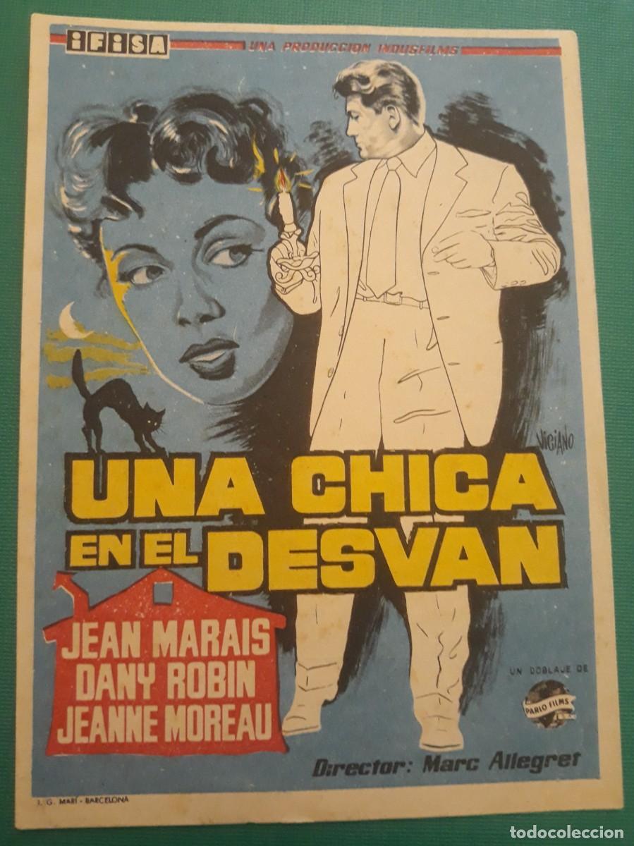 Cine: -83219 PROSPECTO UNA CHICA EN EL DESVAN, PELICULA, IFISA, CINE