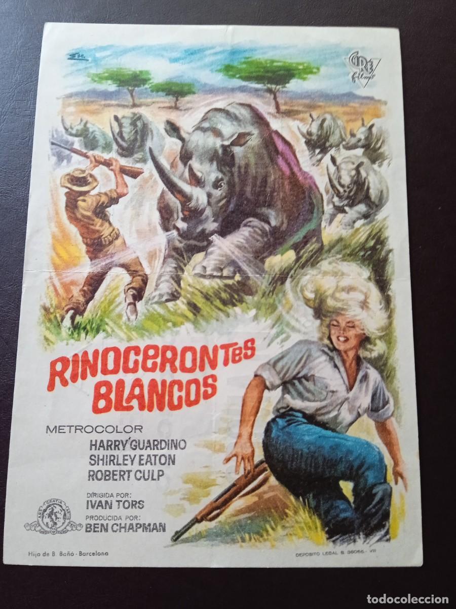 Kino: Rinocerontes blancos con publicidad Royal Cinema