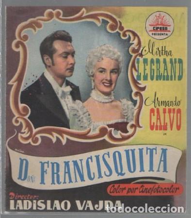 Cine: PROGRAMA DE CINE. DO&Ntilde;A FRANCISQUITA PC-7044 - Foto 1