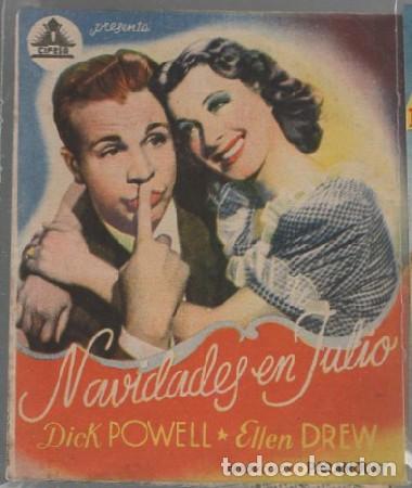 Cine: PROGRAMA DE CINE. NAVIDADES EN JULIO PC-7049 - Foto 1