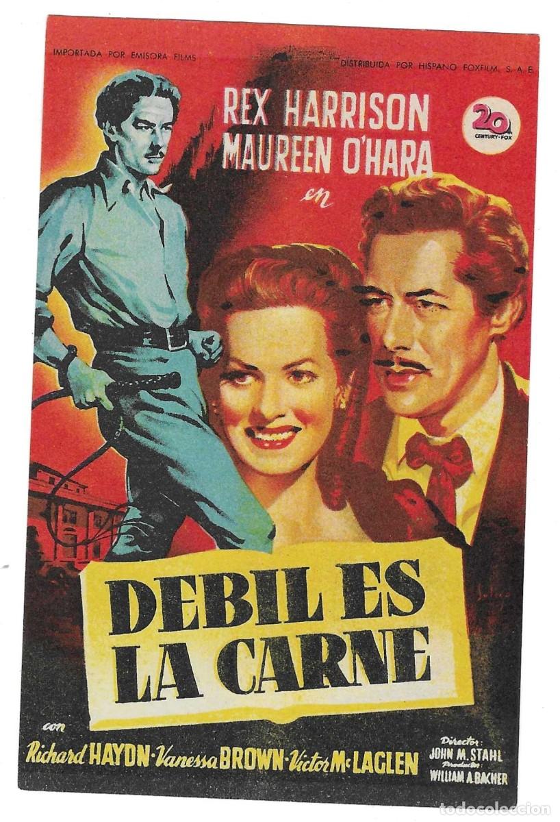 Cine: Programa Cine. D&eacute;bil es la carne. Rex Harrison. 19-1556 - Foto 1